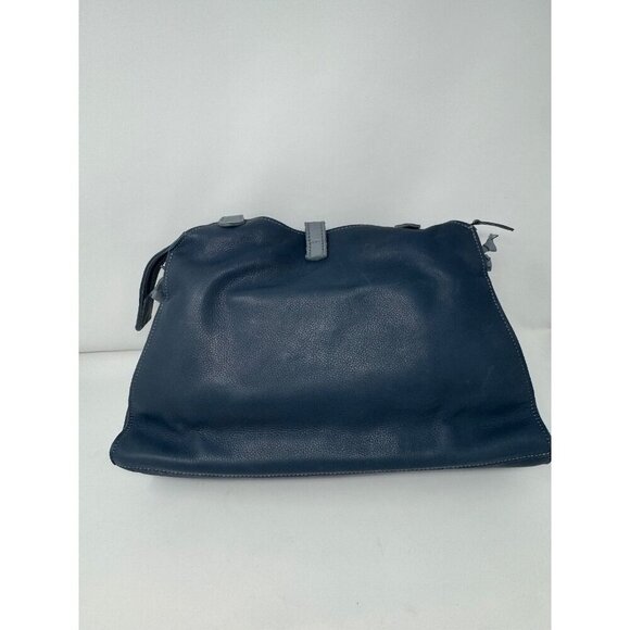 Cuir & Terre two tone Leather shoulder bag matching coin purse Made in France - Picture 8 of 16